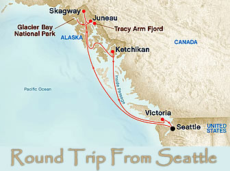 Princess Cruises to Alaska from Seattle in 2015.